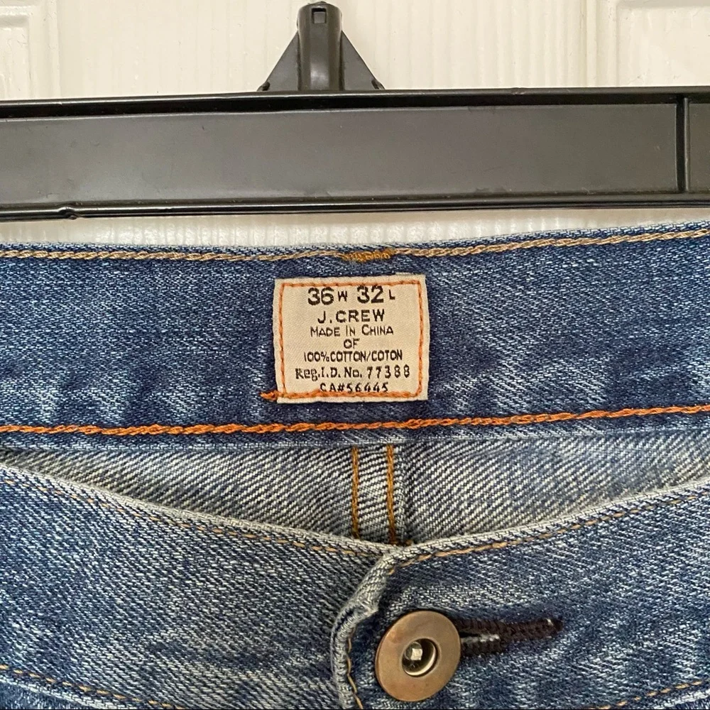 J CREW Men’s Vintage Slim Hand Crafted Jeans